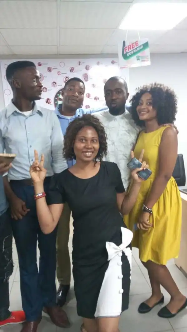 Ice Prince Visits Palmchat, Ladies Go Gaga (Photos)